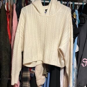 Cozy Cream Cable Knit Sweater